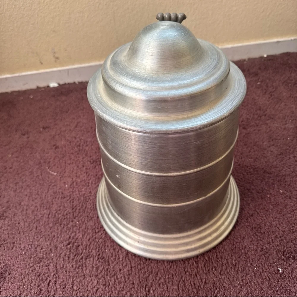 vintage lce bucket pewter look EUC Hong Kong